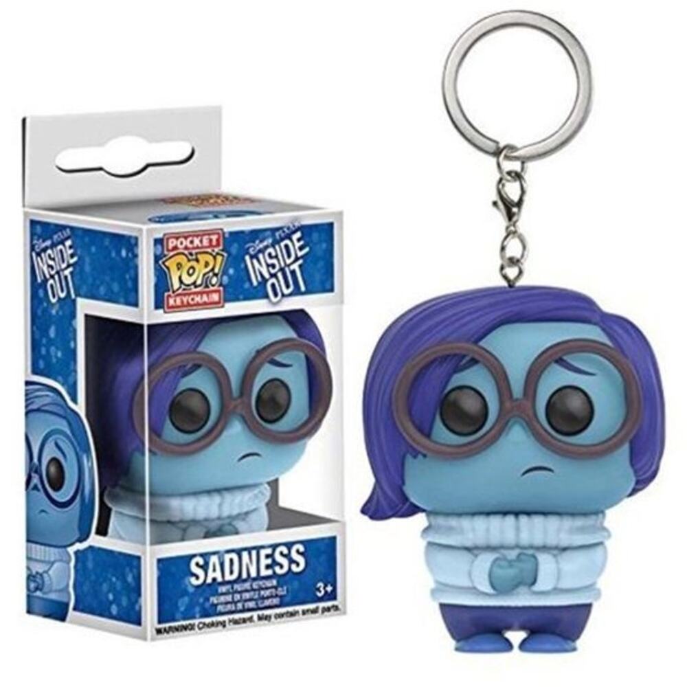 Disney Inside Out SADNESS Funko Pocket Pop Keychain